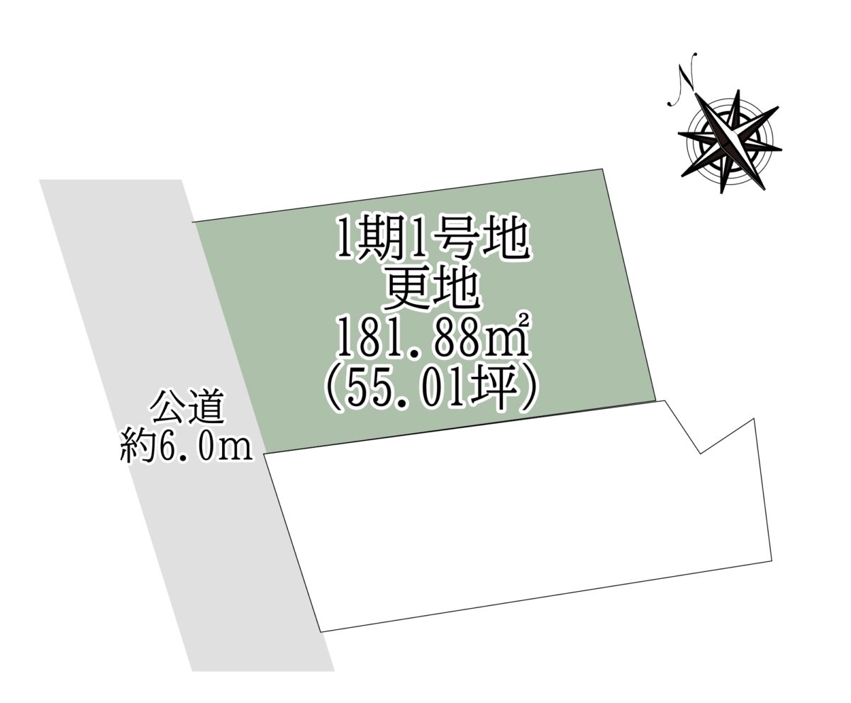 桜井市三輪１期１号地：土地
