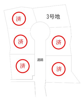 奈良市六条西2丁目(2期3号地)：土地 間取り図