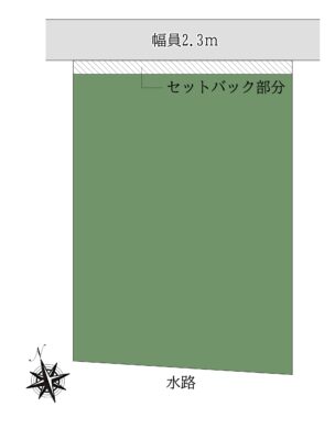 奈良市山町：土地 間取り図