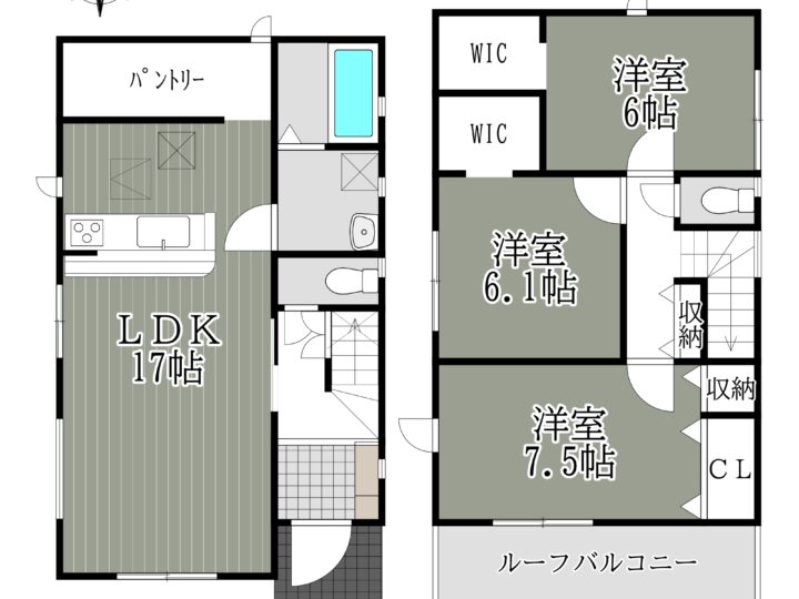 天理市柳本町22-1期1～3号棟：新築戸建