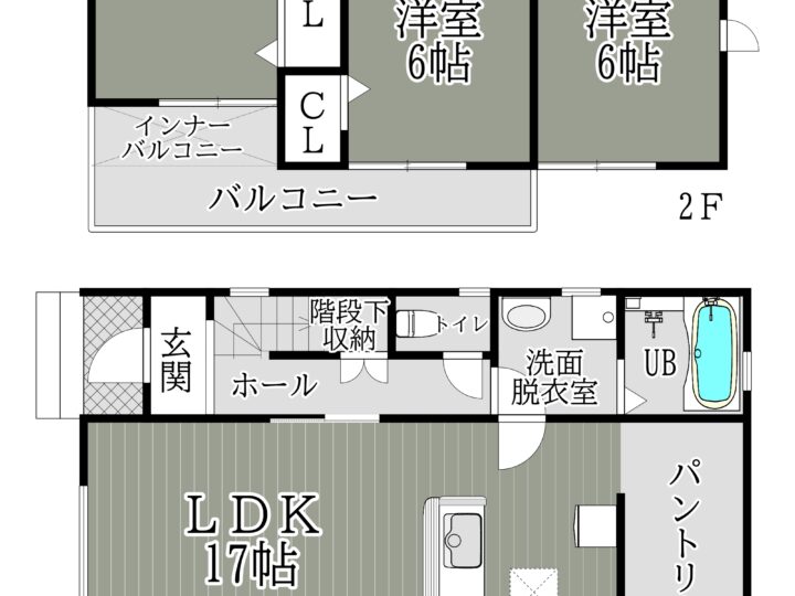 天理市二階堂上ノ庄町22-1期1・2号棟