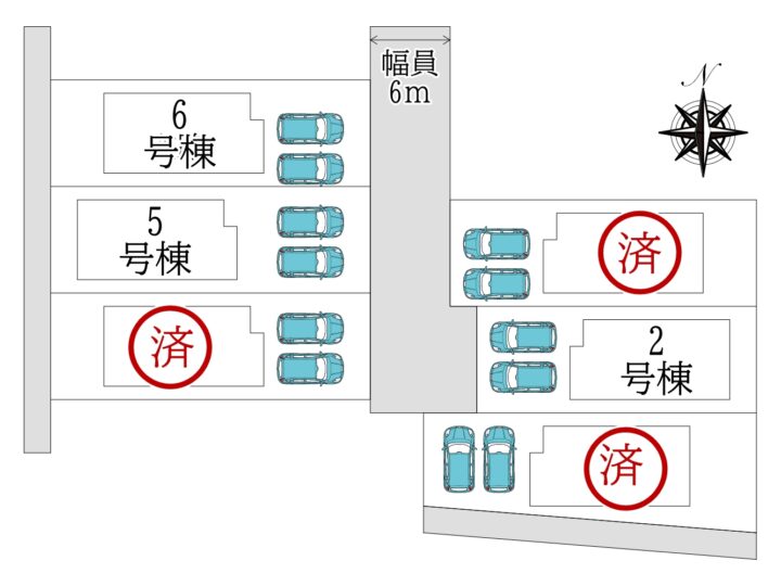 天理市中町21-2期2・5・6号棟：新築戸建