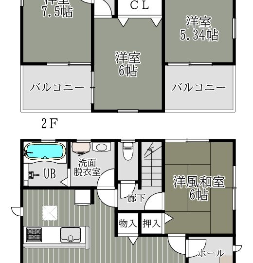 天理市丹波市町2期1・3号棟：新築戸建