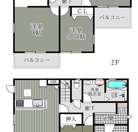 天理市丹波市町2期1～3号棟：新築戸建