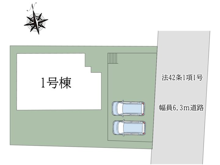 奈良市第4六条西1丁目1号棟：新築戸建