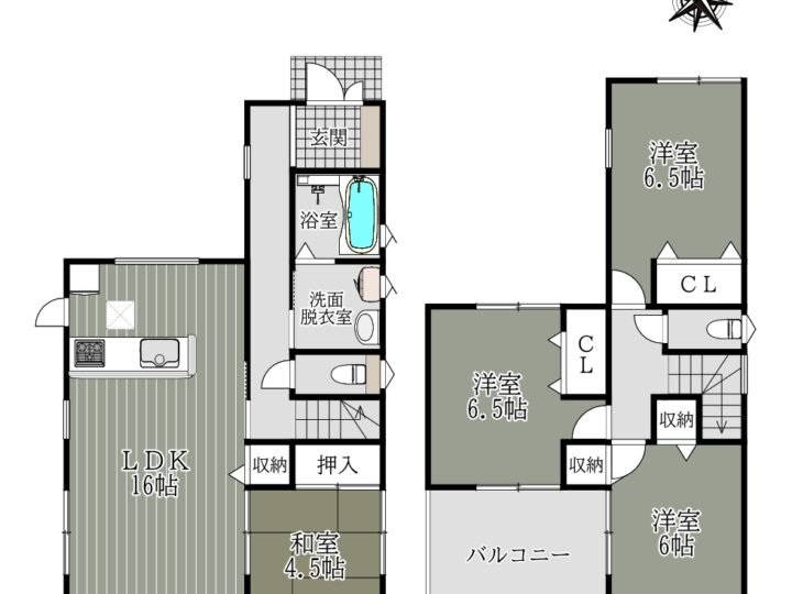 奈良市第12法蓮町1号棟：新築戸建