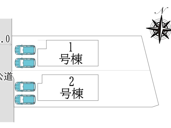 奈良市尼辻中町2期1・2号棟：新築戸建