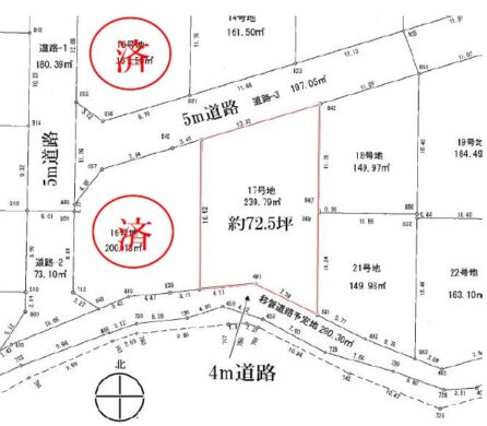 天理市石上町：土地 間取り図