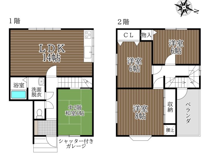 天理市田町：中古一戸建て