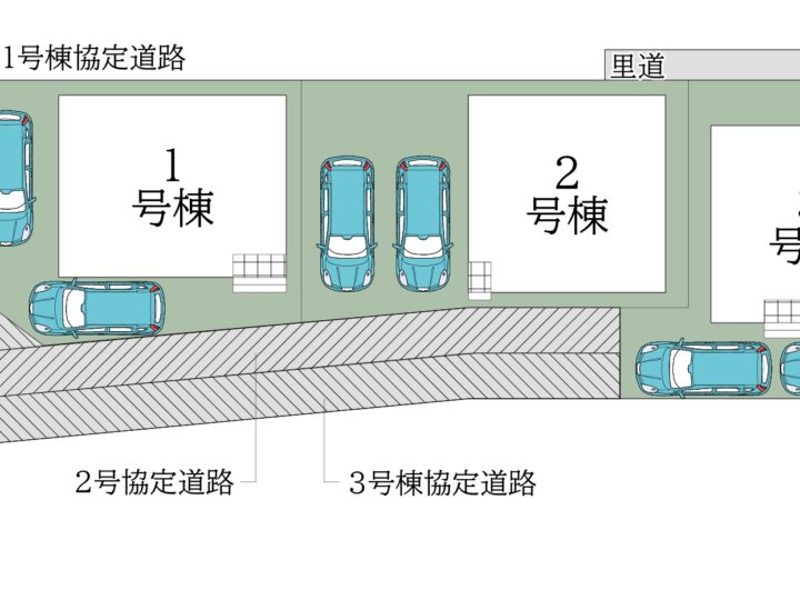 奈良市高畑町第2-1～3号棟：新築戸建