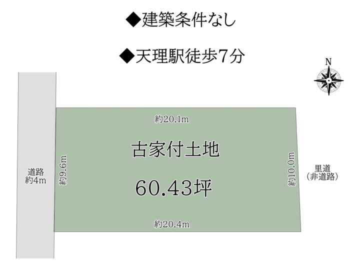 天理市川原城町：土地（古家付）