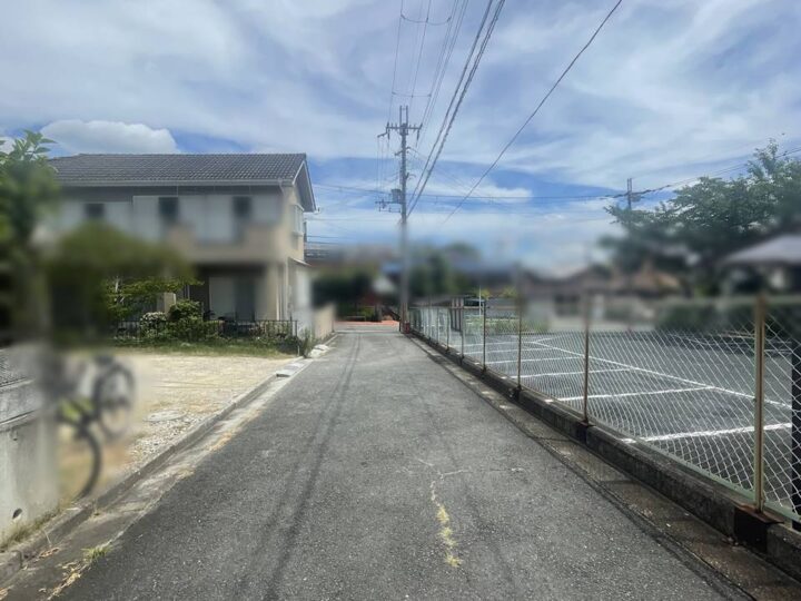 奈良市赤膚町：土地（建築条件なし）