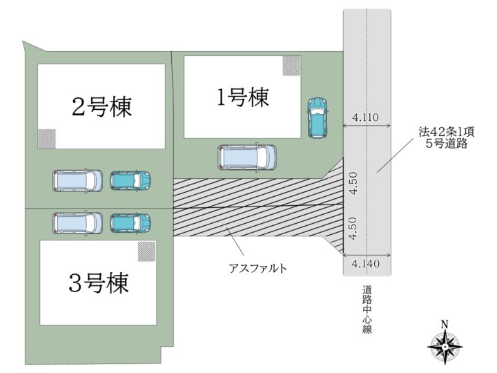 奈良市肘塚町第1-1～3号棟：新築戸建