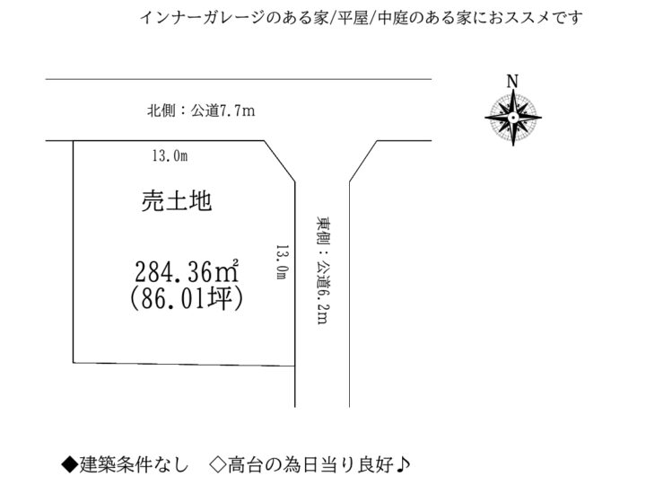 吉野郡大淀町大字北野:土地