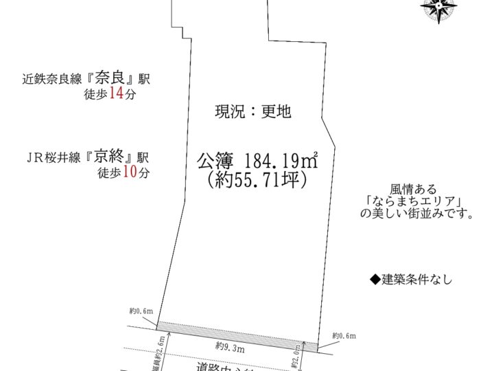 奈良市元興寺：土地