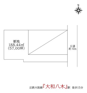 橿原市曽我町：土地 間取り図