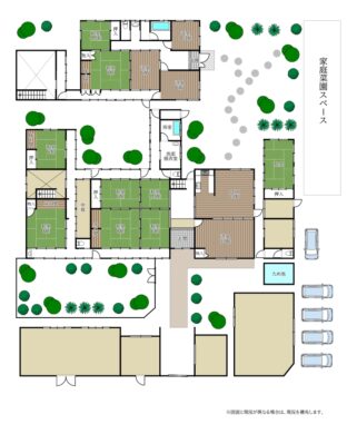 天理市小島町：中古戸建（13SSSLDK+3蔵） 間取り図