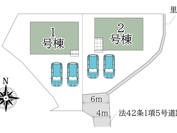 奈良市平松1丁目第12-1・2号棟：新築戸建