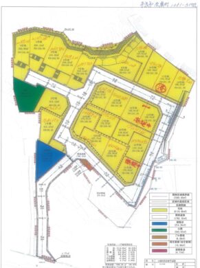 奈良市赤膚町：土地 間取り図