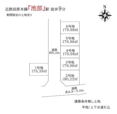 北葛城郡河合町穴闇：土地 間取り図