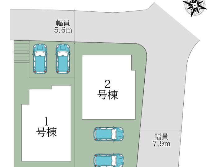 奈良市学園緑ヶ丘2丁目1・2号棟：新築戸建