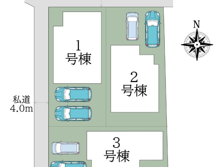 奈良市南紀寺町5丁目1～3号棟：新築戸建