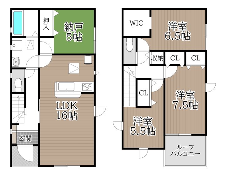 奈良市疋田22-1期1・2号棟：新築戸建