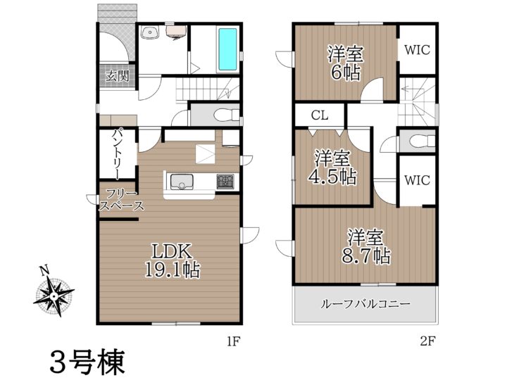 奈良市中山町23-1期1～4号棟：新築戸建