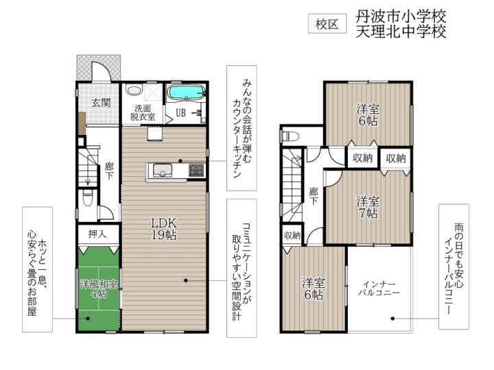 天理市田町第6-1号棟：新築戸建