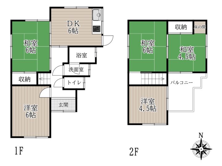 天理市庵治町：中古戸建