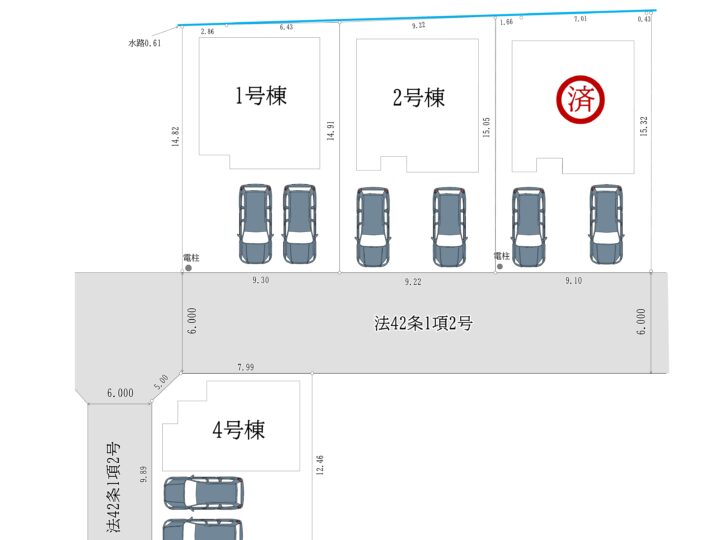 天理市田井庄町第4-1~4号棟:新築戸建