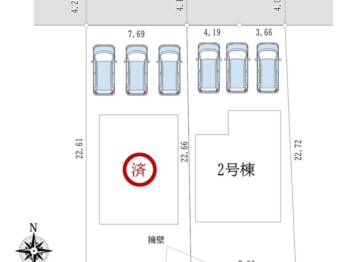 天理市別所町2号棟：新築戸建