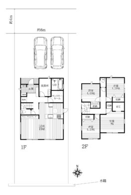 天理市別所町2期1号棟：新築戸建 間取り図