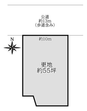 天理市二階堂上ノ庄町:土地 間取り図