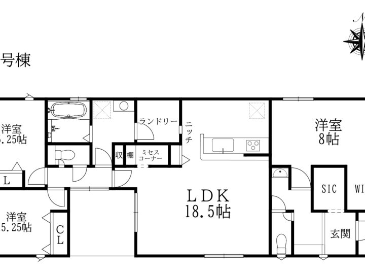 天理市富堂町2号棟:新築戸建