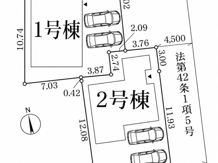 天理市岸田町第1:2号棟/新築戸建て