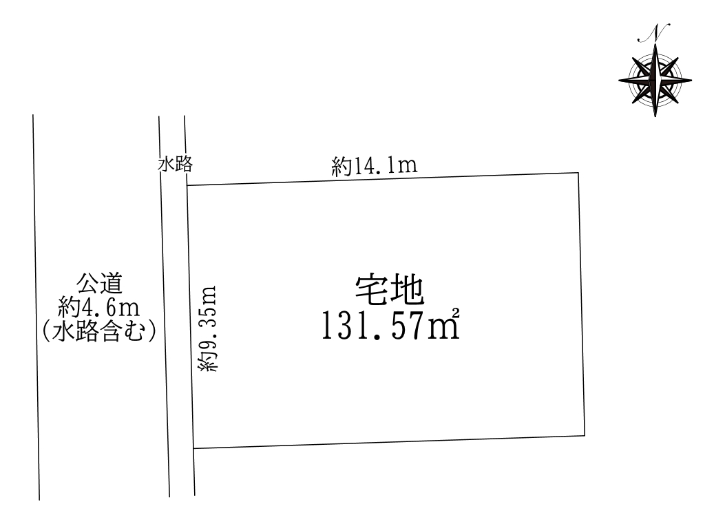 天理市田部町:土地