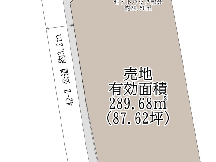 天理市岸田町：土地