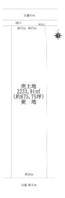 天理市柳本町：土地 間取り図